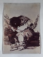 Goya, Prisoner with chains