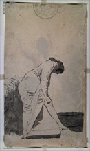 Goya, Jeune femme enfilant ses bas