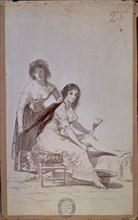 Goya, La Coiffeuse