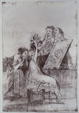 Goya, Caprice 55 - Jusqu'à la mort