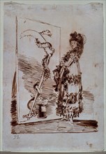 Goya, Woman - Snake