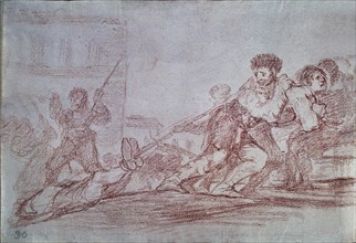 Goya, Désastres de la guerre 29 - Il le méritait