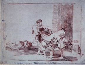Goya, At the cemetery