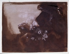 Goya, preparatory drawing for Disaster 69