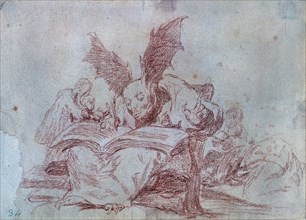 Goya, dessin préparatoire pour le Désastre 71