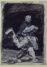 Goya, drawing (You do not know where this leads you)