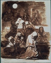 Goya, Groupe de femmes priant
