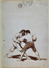 Goya, Défi avec couteau