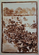 Goya, Foule dans le parc