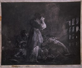 Goya, Interior of a prison