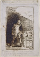 Goya, Capricho 18 (And His House Is on Fire)