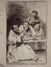Goya, Capricho - Dream (Dream of a few men who have eaten us)