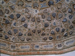 CAPILLA S JERONIMO CULULA -DETALLE AZULEJOS Y MOSAICOS MUDEJARES-S XV
TOLEDO, IGLESIA DE LA