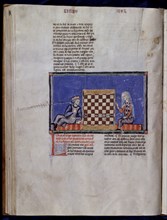 ALFONSO X EL SABIO 1221/84
LIBRO DE JUEGOS  PG 58V
SAN LORENZO DEL ESCORIAL,