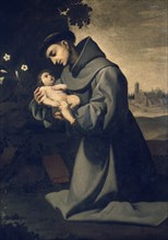 Zurbaran, St. Anthony of Padua with Infant Jesus