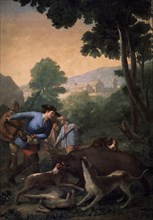 Goya, La Chasse au sanglier