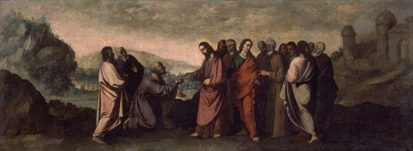 Zurbaran, Christ remettant les clés à Saint Pierre