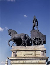 BASTERRA HIGINIO 1876/1957
EDIFICIO BANCO BILBAO CALLE ALCALA - CUADRIGA
MADRID, BANCO BILBAO