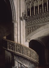 ESCALERA DE CARACOL PARA EL CORO
MORELLA, IGLESIA DE SANTA MARIA MAYOR
CASTELLON

This image is