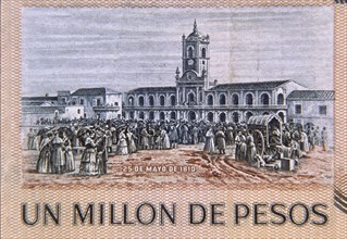 PROCLAMAC DE FERNANDO VII EN ARGENTINA-25/5/1810-DET BILLETE