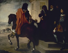 MURILLO BARTOLOME 1618/1682
EL HIJO PRODIGO ABANDONA EL HOGAR PATERNO
BLESSINGTON, COLECCION