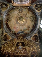 RIZZI FRANCISCO 1614-1685
CAPILLA DEL MILAGRO - PINTURAS DE LA CUPULA
MADRID, DESCALZAS