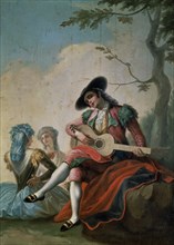 BAYEU RAMON 1746/1793
EL MAJO DE LA GUITARRA
MADRID, MUSEO DEL PRADO-PINTURA
MADRID