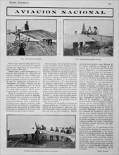 ESPANA AUTOMOVIL 30 III 1912 PG 75 AVIONES
MADRID, BIBLIOTECA NACIONAL DIARIOS
MADRID