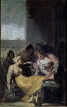 Goya, Saint Isabella of Portugal curing a patient