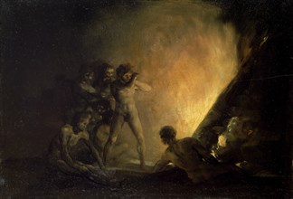 Goya, The Bonfire