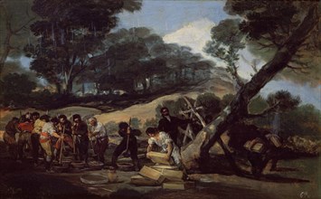 Goya, La fabrication de poudre à canon
