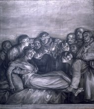 Goya, La Charité de Reine Sainte Isabel