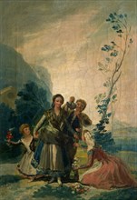 Goya, The Spring or The Florist