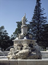 Gonzalez Velázquez, Fountain of Hercules and Anteus