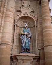 S PABLO EN PORTADA PRINCIPAL
PALMA DEL CANDADO, IGLESIA DE SAN JUAN BAUTISTA
HUELVA

This image