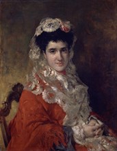 CASADO DEL ALISAL JOSE 1831/1886
MUJER CON MANTILLA-S XIX
MADRID, MUSEO DEL