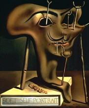 Dali, Autoportrait mou avec lard grillé