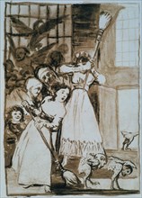 Goya, Capricho: They go away featherless