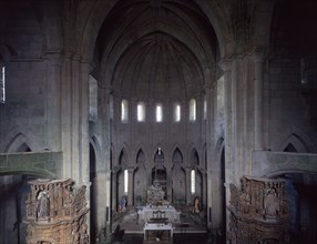 INTERIOR-IGLESIA-VISTA DESDE EL CORO ALTO
MELON, MONASTERIO
ORENSE