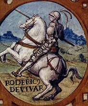 De Cartagena, Rodrigo Diaz de Vivar on his horse