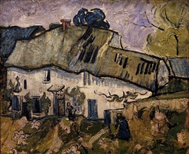 Van Gogh, Les chaumières à Auvers sur Oise