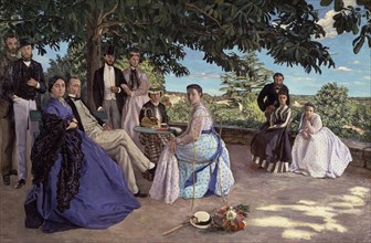 BAZILLE JEAN-FREDERIC 1841/1870
A-REUNION DE FAMILIA-1905-
PARIS, MUSEO DE ORSAY
FRANCIA