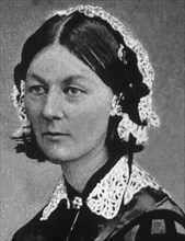 RETRATO DE FLORENCE NIGHTINGALE ENFERMERA Y REFORMADORA DEL SISTEMA SANITARIO- 1820/1910