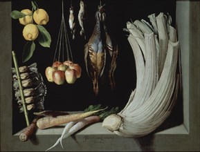Sanchez Cotan, Still life with Game, Vegetable and Fruit