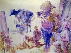 CASARRUBIO
DIBUJO-GRABACION DE ANUNCIO"BEBA NATURALEZA TV 20" (1984)
MADRID, COLECCION