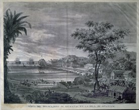 BRAMBILA FERNANDO 1763/1834
FONDEADERO DE UMATAC EN LA ISLA DE GUAM (MARIANA) - S XVIII
MADRID,
