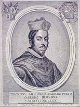LUIS MANUEL PORTOCARRENO GUZMAN- 1635-1709- CARDENAL Y  REGENTE DE FELIPE V
MADRID, BIBLIOTECA
