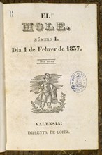 EL MOLE (NUMERO 1) 1 FEB 1837
MADRID, BIBLIOTECA NACIONAL PISOS
MADRID