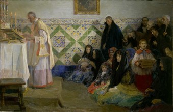 BENLLIURE GIL JOSE 1855/1937
LA MISA
VALENCIA, MUSEO BELLAS ARTES - COLEGIO PIO V
VALENCIA