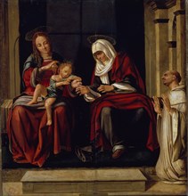 YAÑEZ DE ALMEDINA FERNANDO ?/1536
VIRGEN,NIÑO Y STA ANA CON SAN BERNARDO
VALENCIA, MUSEO BELLAS